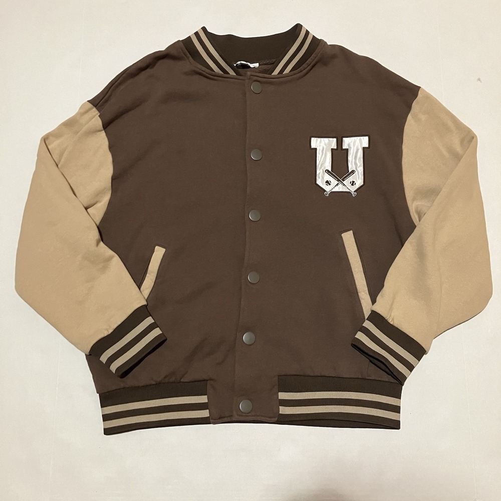 SUBDUED Varsity Bombers Jacket Snap Size XS Embroidered USA 1984 Pocket Two-tone